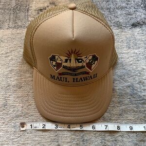 Maui Hawaii Tan Trucker Hat